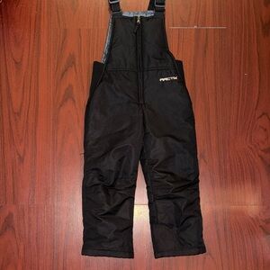 Arctix Kids Black Insulated Overalls snow ski sled
